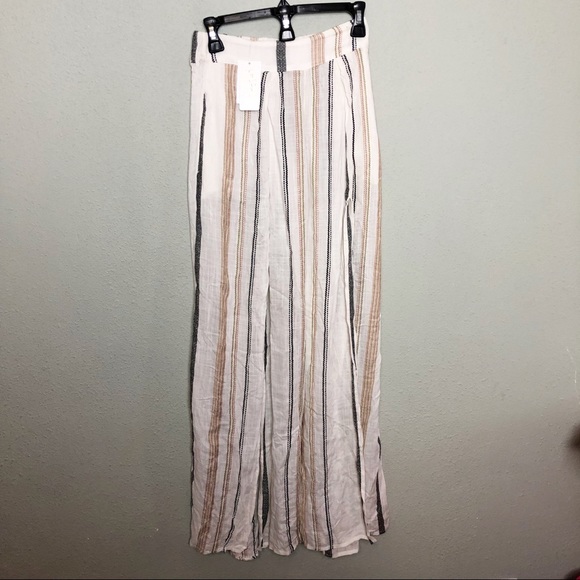 L Space Isla Wide Leg Split Pants Size Small *read* - Picture 3 of 10